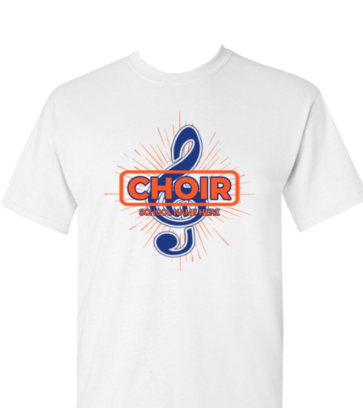 Choir Music Note Burst design idea